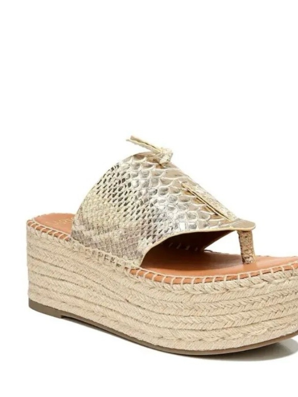 FRANCO SARTO
Malia Espradrille Wedge Slide Sandal nwt size 8 1/2